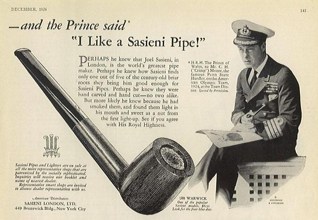 A Rare Ad From 1926.  Contributed by Anthony Goodman